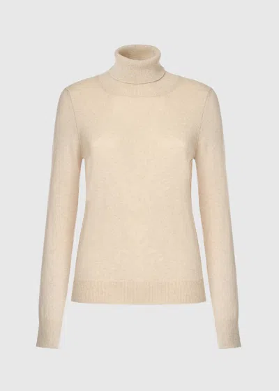 Shop Malo High Neck Sweater In Wool And Cashmere