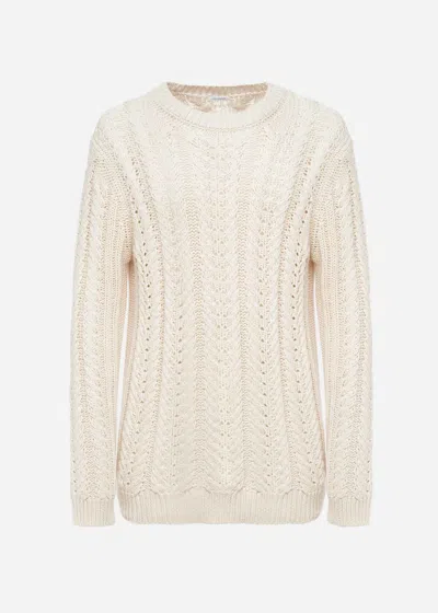 Shop Malo Unisex Crew Neck Sweater In Cashmere And Cotton