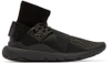 Y-3 Black Qasa Elle High-Top Sneakers