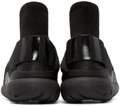 Shop Y-3 Black Qasa Elle High-top Sneakers