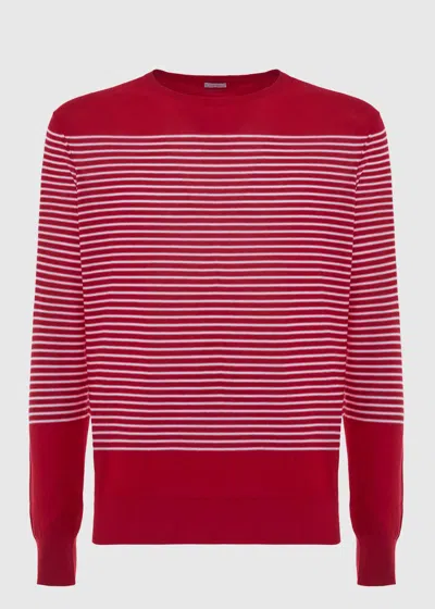 Shop Malo Cotton Crewneck Sweater