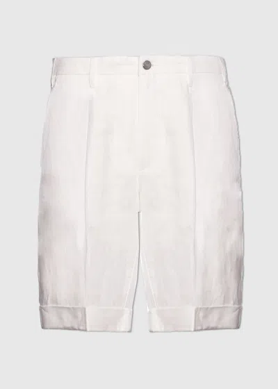 Shop Malo Linen Bermuda Shorts
