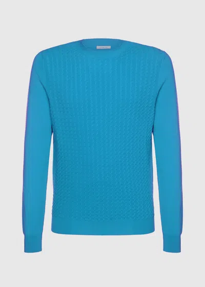 Shop Malo Crewneck Sweater In Virgin Wool
