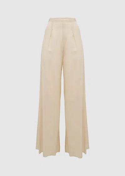Shop Malo Silk Trousers