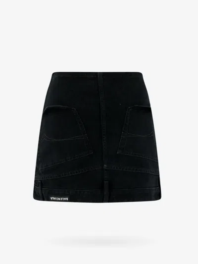 Shop Balenciaga Woman Skirt Woman Black Skirts