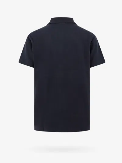 Shop Burberry Man Polo Shirt Man Black Polo Shirts