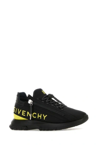 Shop Givenchy Man Black Fabric Spectre Sneakers