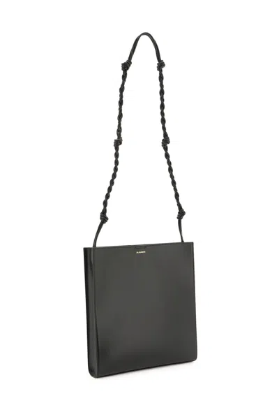 Shop Jil Sander 'tangle' Medium Shoulder Bag Women In Black