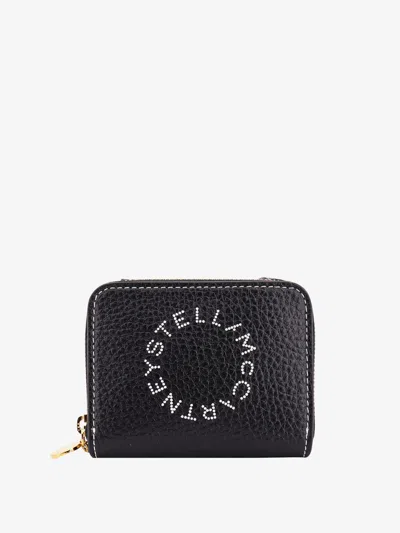 Shop Stella Mccartney Woman Card Holder Woman Black Wallets