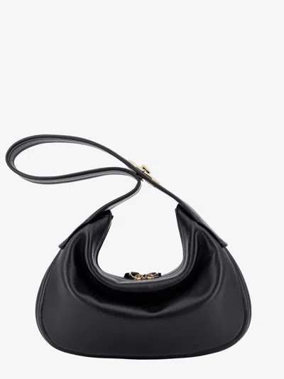 Shop Valentino Garavani Woman Shoulder Bag Woman Black Shoulder Bags