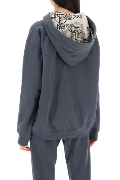 Shop Vivienne Westwood Hooded Sweatshirt Women In Gray