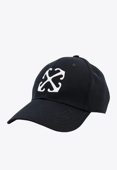 Shop Off-white Arrows Motif Baseball Cap In Black