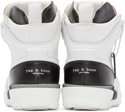 Shop Rag & Bone White Korban High-top Sneakers