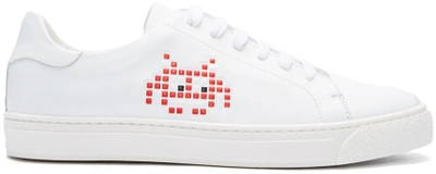 Anya Hindmarch White Space Invader Tennis Sneakers
