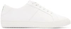 MARC JACOBS White Leather Empire Sneakers