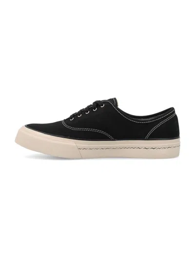 Shop Visvim Logan Deck Lo Sipe Sneakers In Black