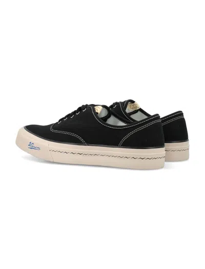 Shop Visvim Logan Deck Lo Sipe Sneakers In Black