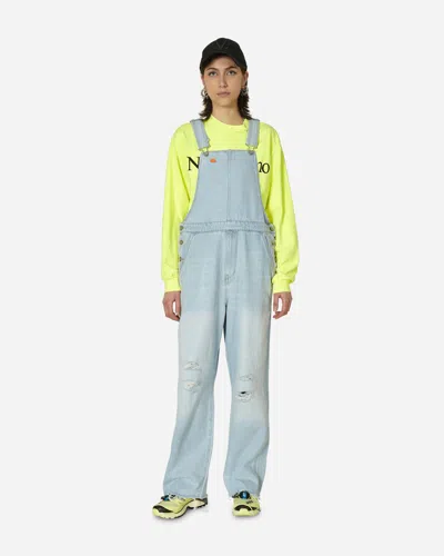 Shop Erl Levi S Denim Overall In Blue