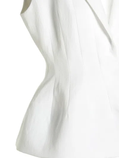 Shop Dries Van Noten 'bilas' Vest In White