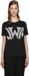 JW ANDERSON Black Logo T-Shirt