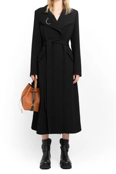 Shop Chloé Coats In Black