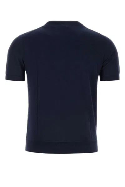 Shop Fedeli T-shirt In Blue