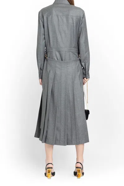 Shop Fendi Jumpsuits In Grey