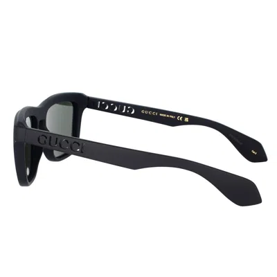 Shop Gucci Eyewear Sunglasses In Black Matte