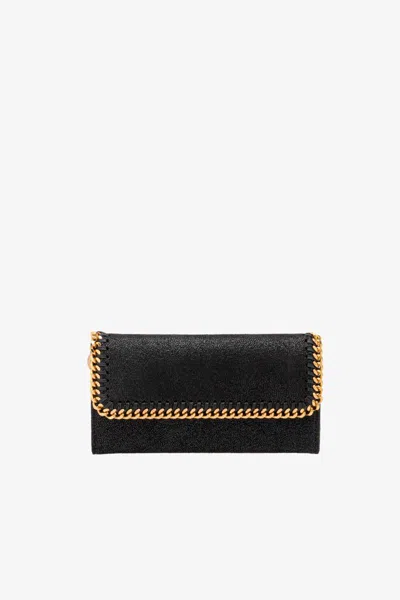 Shop Stella Mccartney Wallets In Black