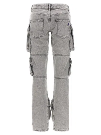 Attico Ladies Grey Essie Long Pants In Gray