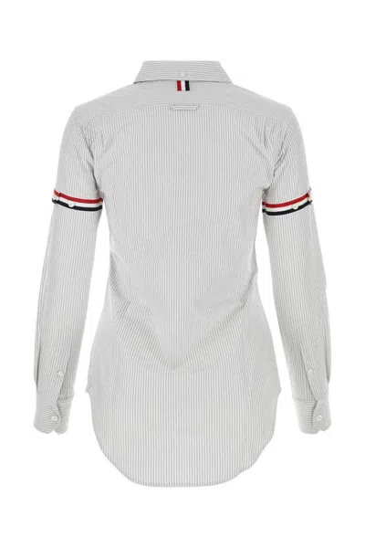 Shop Thom Browne Shirts In Stripped