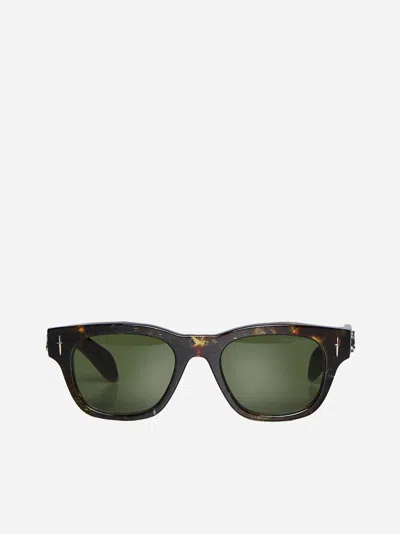 Shop Cutler And Gross The Great Frog Crossbones Sunglasses In Brush Stroke