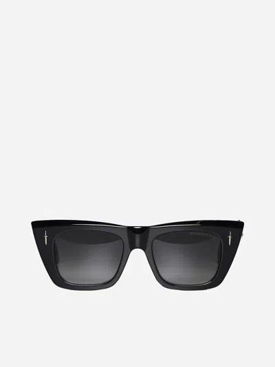 Shop Cutler And Gross The Great Frog Love &amp; Death Sunglasses In Black