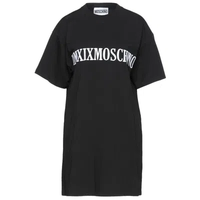 Shop Moschino Couture Black Cotton Dress