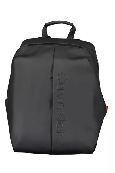 Shop Calvin Klein Eco-sleek Black Backpack With Laptop Compartment