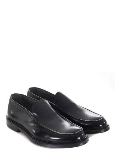 Shop Doucal's Loafers In Black