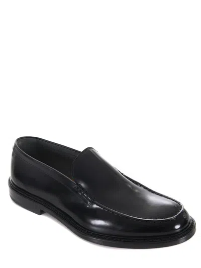 Shop Doucal's Loafers In Black