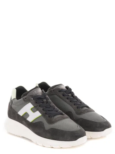 Hogan Interactive3 Sneakers In Verde Scuro