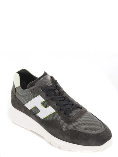 Hogan Interactive3 Sneakers In Verde Scuro