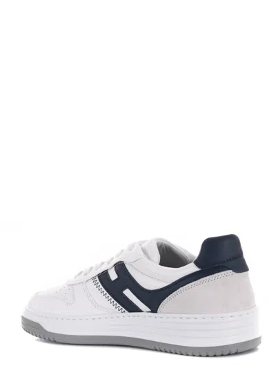 Hogan H630 Logo-patch Low-top Sneakers In White