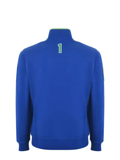 Shop La Martina Sweatshirt In Blu Elettrico