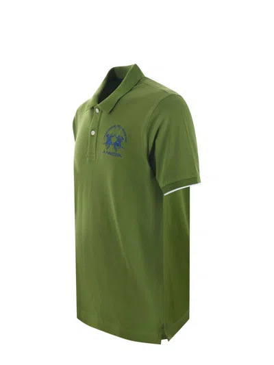 Shop La Martina T-shirts And Polos In Verde Cactus
