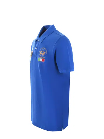 Shop La Martina T-shirts And Polos Clear Blue