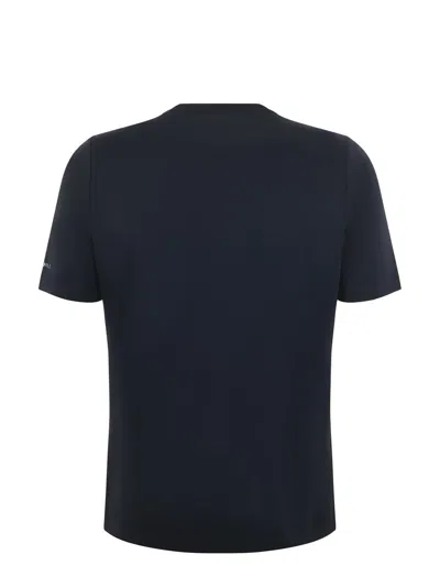 Shop People Of Shibuya Cotton T-shirt In Blue