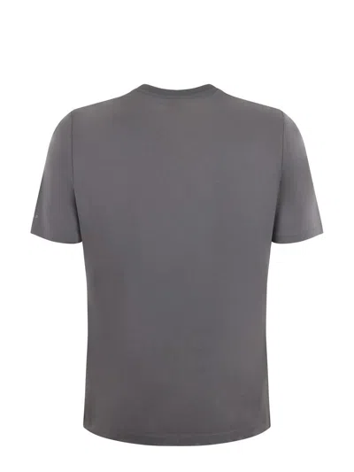 Shop People Of Shibuya Cotton T-shirt In Grey