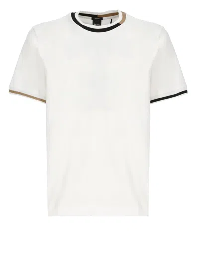 Shop Hugo Boss Boss Black T-shirts And Polos White