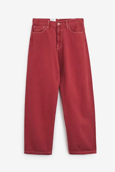 Shop Carhartt Wip Pants In Red