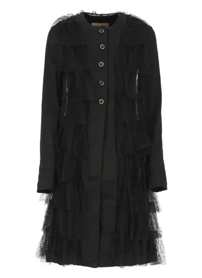 Shop Uma Wang Coats Black