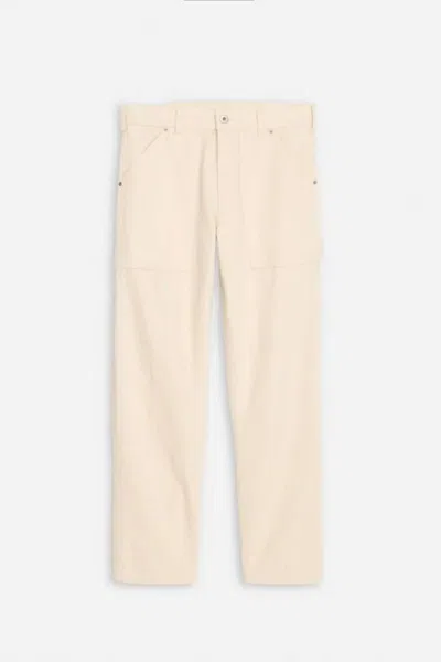 Shop Alex Mill Men's Painter Pants In Natural In White
