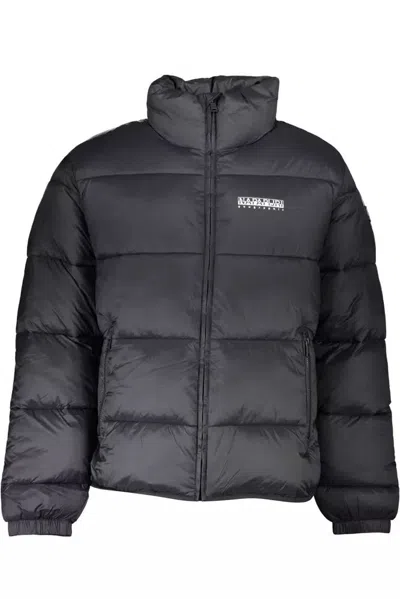 Shop Napapijri Eco-conscious Designer Winter Men's Jacket In Black